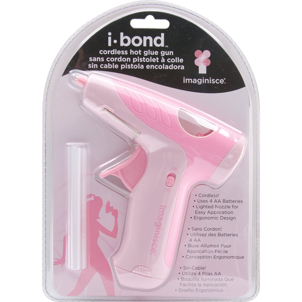 ibond Cordless Hot Glue GunPink, Pk 1, Imaginisce
