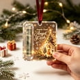 thumbnail image 3 of Christmas Cash Gift Holder Ornament, Clear Acrylic Roll Up Money Holder with Velvet Ribbon for Christmas Tree Holiday Gift Giving, 3 of 5