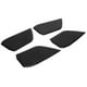 thumbnail image 1 of Embellecedor de cuenco de puerta, 4 piezas de fibra de carbono para interior de coche, accesorio de fibra de carbono para manija de puerta, adhesivo para taza, materiales de la mejor calidad, 1 of 9