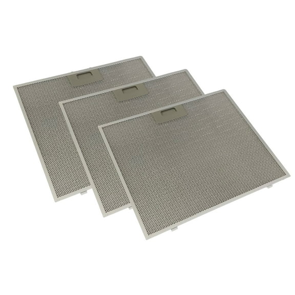 Range Hood Grease Filter - Three Pack Compatible With Whirlpool Part Number w11100656 - 14-3/8 x 12-1/2 Inches