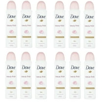 12 Packs Of Dove Beauty Finish Anti Perspirant Deodorant Spray 150 Ml