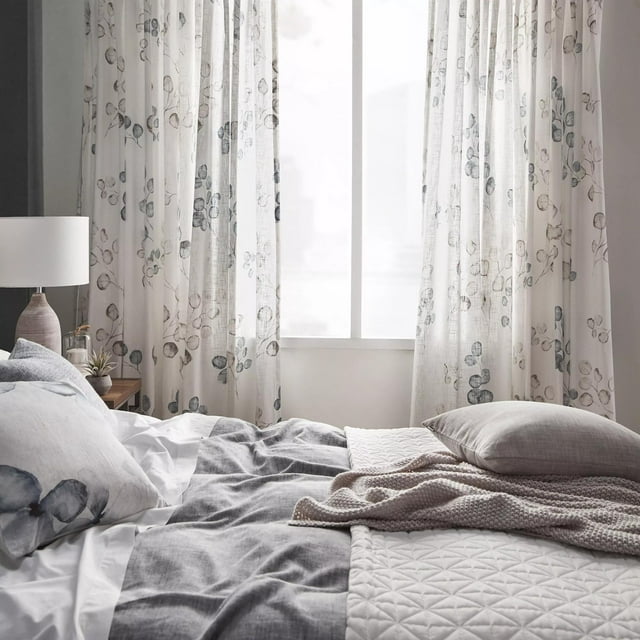 Bouclair Rideau Transparent Indigo Agnes 54x96 Po (137x244 cm)