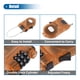 thumbnail image 5 of Candado de cadena para bicicleta con cable de candado de 3 dígitos, candado de cadena para bicicleta, candado de seguridad largo para bicicleta, color naranja, 5 of 7