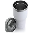 thumbnail image 4 of RTIC 20 oz Stainless Steel Insulated Tumbler, Splash-Proof Lid, White, 4 of 7