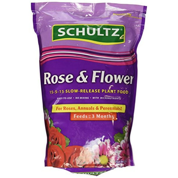 Schultz Rose & Flower SlowRelease Plant Food, 15515, 3.5 Lbs