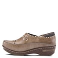 thumbnail image 3 of Spring Step L'artiste Burbank Leather Clogs for Women | Designer Hand-Painted Slip-On Shoes | Ladies Casual Platform Clog, 3 of 9