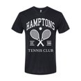 thumbnail image 2 of Wild Bobby Hamptons Tennis Club Est 1986 Sports Mens Premium Tri Blend T-Shirt, True Black, Medium, 2 of 6