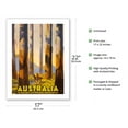 thumbnail image 2 of Australia - The Tallest Trees in the British Empire - Marysville Victoria - Vintage Travel Poster by Percy Trompf c.1930 - Bamboo Fine Art 290gsm Paper (Unframed) 17x22in, 2 of 4