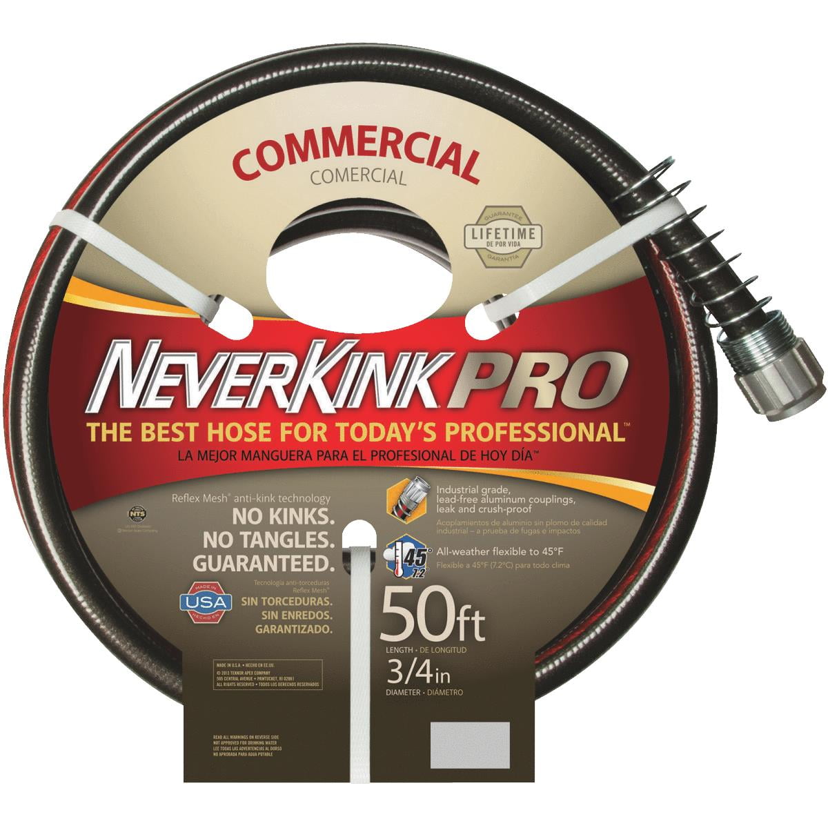 Teknor Apex NeverKink Farm & Ranch 3/4 in. D X 50 ft. L Heavy Duty Garden Hose