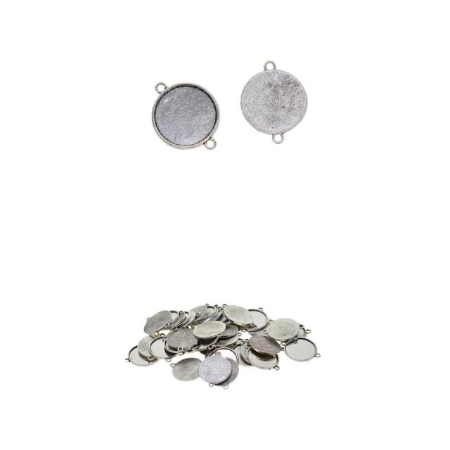 Bandejas colgantes 100x 16 mm Colgantes en Bisel Configuración de cabujón