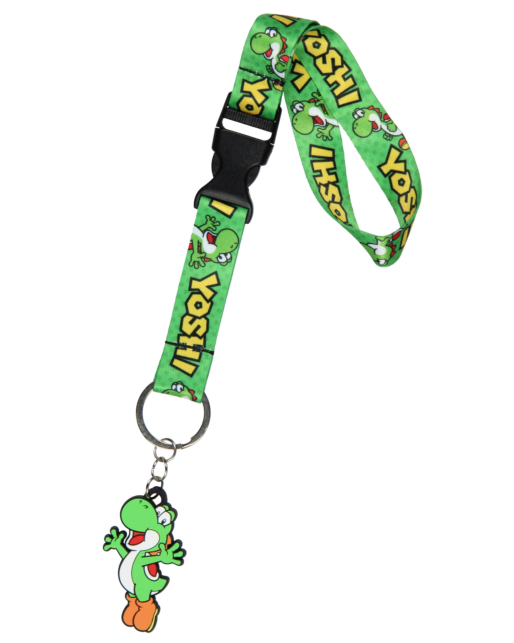 Super Mario Bros Yoshi Character Scene Wristlet Lanyard For Keys