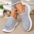 thumbnail image 6 of YOUYEDIAN Orthopedic Casual Shoes for Women Arch Support Tennis Shoes Lightweight Slip on Non Slip Volleyball Shoes Mesh Stretch Soft 2026 Foam Shoes (Gray), 6 of 8