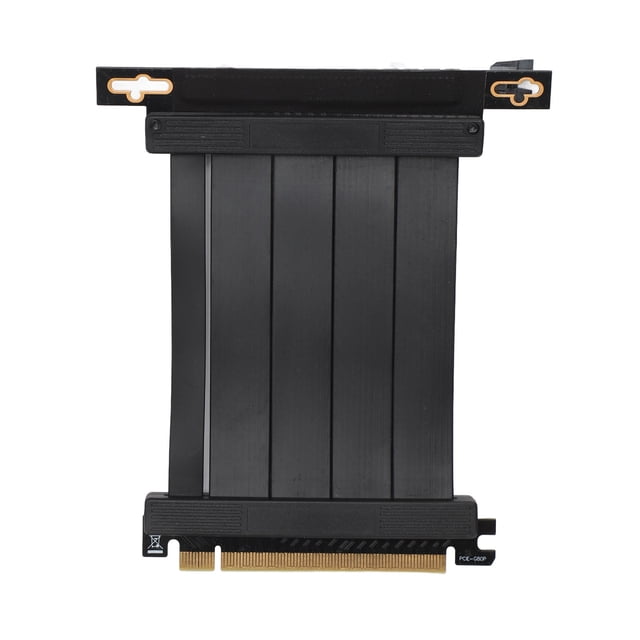 Cable Elevador PCIE 4.0 X16, Extensor PCIE 4.0 X16 De Contacto Chapado En Oro En ángulo Recto De 3,9 Pulgadas, 26 GB/s Para Chasis