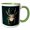 Green/White, variant on 3drose, Red-legged Orb-web Spider. North Coast, Kwazulu-natal, South Africa., 11oz Two-tone Blue Mug