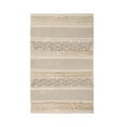 thumbnail image 4 of REDEARTH Area Rug - Hand Woven Exquisite 100% Cotton Artisan Made Area Rug, Reverisble, Eco Friendly, Boho, Rustic; (3'x5'; Taupe), 4 of 7
