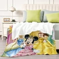 thumbnail image 4 of Princesas Disney anti-pilling, suave, ligera, esponjosa y acogedora de lujo para hogar y cocina – Perfecta para niños y adultos,120X180cm, 4 of 6
