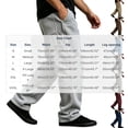 thumbnail image 7 of Men's Stylish Athletic Pants Casual Loose Fit Joggers with Pockets Solid Color Drawstring Waist Lounge Sweatpants Street Running Outdoor Outfits, 7 of 7