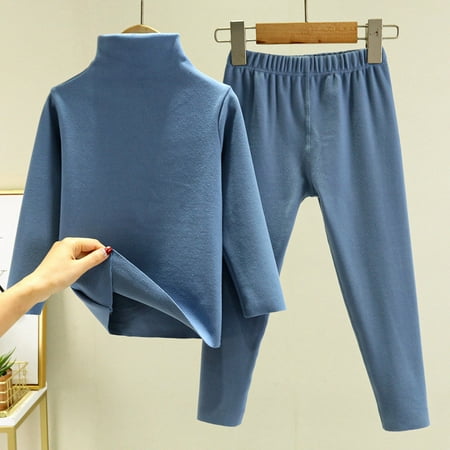 

Shldybc Winter Newborn Baby Boy Girl Clothes Set Fall Winter Long Sleeve Stand Collar Pullover Sweatshirt Top and Pants 2PCS Outfits Set on Clearance