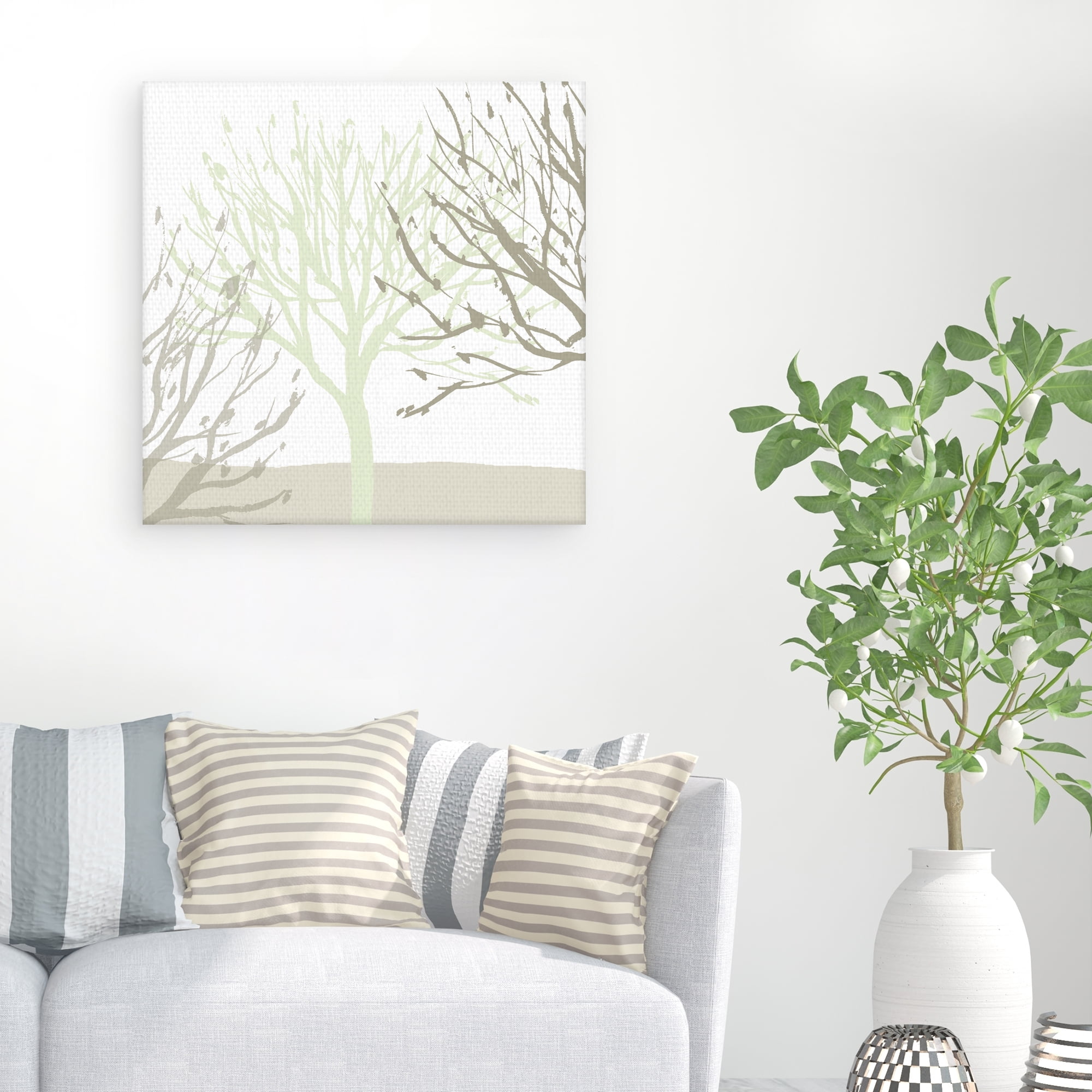 Snow Tree II by Sarah Cheyne Canvas Art Print