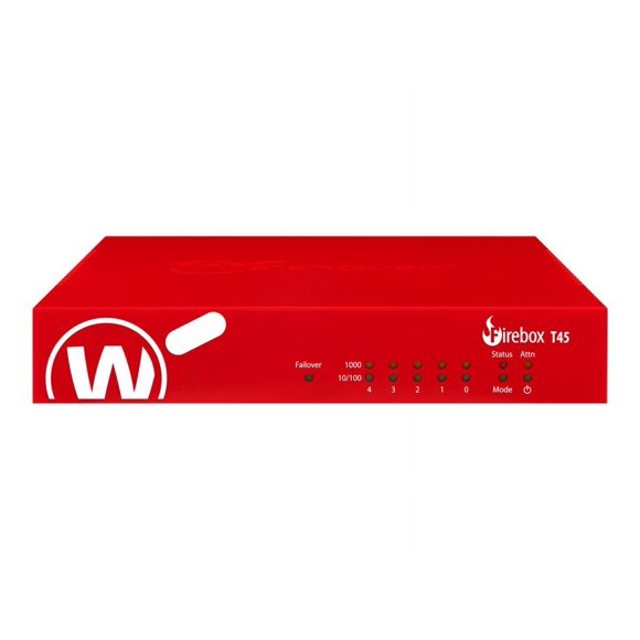 WatchGuard Firebox T45-PoE - Security appliance - with 5 years Basic Security Suite - 5 ports - 1GbE