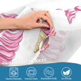 thumbnail image 4 of Yayeee Kitchen Valance Rod Pocket 54" x 18" Living Room Window Curtain, Pink Cartoon Ice Cream, 4 of 6