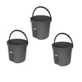 thumbnail image 1 of Sablon 3 Pack Cubeta R&iacute;gida 13L Color Gris, 1 of 9