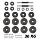 thumbnail image 4 of Set de Mancuernas Altera 30KG-BLK 30kg, 4 of 5