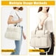thumbnail image 5 of Bolsa de Almuerzo Térmica de 12.5 QT con Doble Compartimento y Diseño Acogedor, Ideal para Trabajo, Escuela o Picnic, blanco, 5 of 8