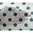 thumbnail image 4 of oneOone Viscose Chiffon Dark Teal Green Fabric Polka Dots Dots Sewing Material Print Fabric By The Yard 42 Inch Wide, 4 of 4