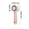 thumbnail image 3 of HCBY Semiconductor Ice Compress Handheld Fan with Carabiner, USB Rechargeable High-Wind Portable Fan, Ice Cooling Outdoor Fan with Clip, 3-Speed Compact Handheld Cooler, 3 of 8