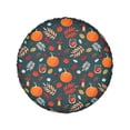 thumbnail image 2 of Kll Autumn With Pumpkins Tire Cover,Universal Wheel Tire Cover For Trailer, Rv, Suv, Truck,Camper And Many Vehicle,(15 Inch), 2 of 8