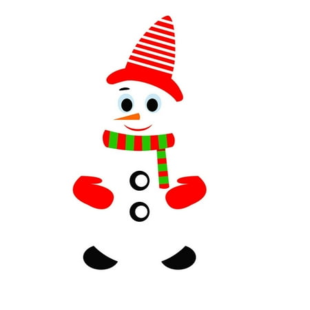 

Snowman Refrigerator Magnets Christmas Decorations Magnet Stickers Xmas Holiday Decorations