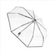 thumbnail image 3 of 6X Paraguas Transparente Paraguas Automatico para Lluviaautomatico Compacto Plegable Estilo A Prueba de Viento Paraguas Transparente , Transparente & Borde Negro, 3 of 4