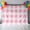 Pink, variant on Vintage Farmhouse Backdrop for Photoshoot, Photography Photo Studio Background Wall Backdrop, Black and White Checkered Back Drop Banner Panel for Portraits Wedding Party Live Streaming Decor 7x5Ft