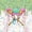 Green Pink, variant on Castle Fairy Baseball Print Twin Bedding 7-Piece, Ice Cream Drip Bedding Comforter Set, Pink Blue