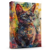 Chinchilla Gray Canvas Wall Art Animal Decor, Chinchilla Gray Canvas Prints Wild Animal Artwork for Living Room Bedroom Office 190HD249