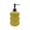 🥝 Yellow_Base#817, variant on Glass Press-TopBottle Refillable Soap Dispenser • Empty Shampoo Body Wash Container • Thickened Glass, Leakproof Pump, Modern Bubble Design