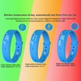 thumbnail image 4 of LED Digital Smart Bracelet With Body Temperature Measurement,Time/Date,Vibration Alarm Clock,USB Charged, 4 of 7