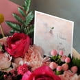thumbnail image 3 of 3drose, Image of Dove with Leaf, Peace on Earth, Pink, 12 Greeting Cards with Envelopes, 3 of 7