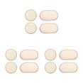 thumbnail image 1 of Cateissary Cesta de Base de ovalada de ganchillo con agujeros para cesta de hilo Juego A Type1, 1 of 1