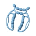 thumbnail image 2 of S SERENABLE Muscle Roller Massagers 23 Wheels Handheld Massage Stick for Calf Legs Elbow Blue, 2 of 9