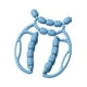 thumbnail image 2 of Masajeadores de rodillos relajantes Herramientas de masaje de piernas Rodillos de masaje relajantes musculares para pantorrillas Azul, 2 of 9