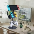 thumbnail image 3 of Game Controller Stand 3 Tier,Headphone Holder, Adjustable Gamepad Headset Hanger for All Universal Gaming PC Accessories, for Xbox PS4 PS5 Switch, 3 of 6