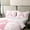 Pink A, variant on Pink Bow Cotton Duvet Cover Twin Size,Initial Letter A Chic Romantic Bedding Set with 1 Pillow Sham,Princess Style Bowknot Love Hearts Girly Fairy Comforter Cover(No Filler),2 Pcs