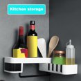 thumbnail image 2 of Yeacher 1 pcs Corner Shower Shelf Bathroom Shampoo Shower Shelf Holder Kitchen Storage Rack Organizer, 2 of 8
