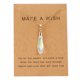 thumbnail image 1 of Colgante de tarjeta de papel Piedra Gota de agua Ópalo Collar de tarjeta de papel Cadena de clavícula Wmkox8yi  sjalhkljlk6108, 1 of 1