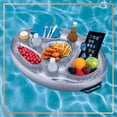 thumbnail image 4 of GEARPLEX Inflatable Drink Floats Pool Tray for Snacks and Cocktails, 4 of 9
