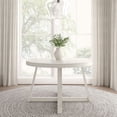 thumbnail image 2 of Plank+Beam 47" Round Hardware Included Dining Table, White Sand Wirebrush, 2 of 10