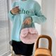 thumbnail image 4 of Bonito bolso de hombro de felpa con orejas de conejo, bandolera de cadena informal (rosa claro) Tmvgtek Para estrenar, 4 of 9
