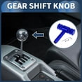 thumbnail image 2 of Perilla de cambio de coche Unique Bargains, 11 cm universal para palanca de cambios de vehículos automáticos y manuales con 3 tornillos de aleación de aluminio, 1 juego azul, 2 of 6